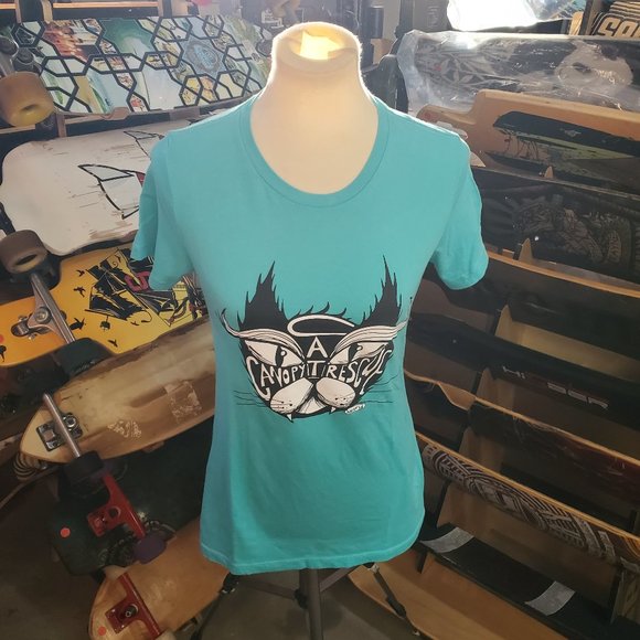 Canopy Cat Rescue - Cat Face logo tee (L) - Picture 1 of 3
